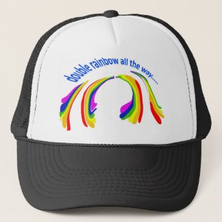 Casquette double arc-en-ciel complètement