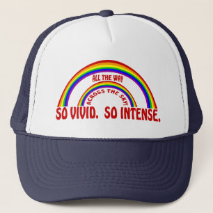 CASQUETTE DOUBLE ARC-EN-CIEL - SI INTENSE TELLEMENT VIF