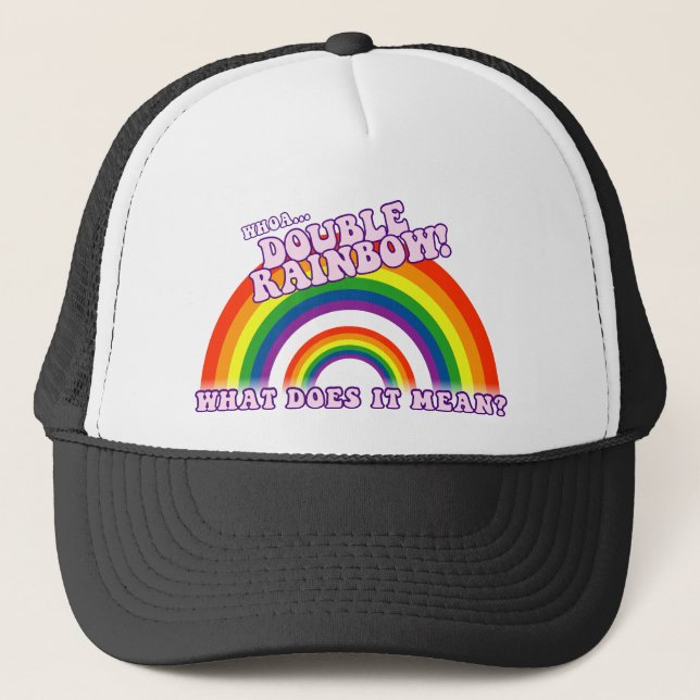 Casquette Double T-shirt d'arc-en-ciel (Devant)