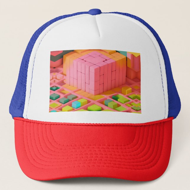 Casquette Douceur aux couleurs vives (Devant)