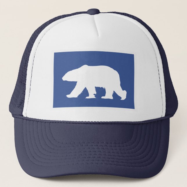 Casquette d'ours blanc. Faites une déclaration (Devant)