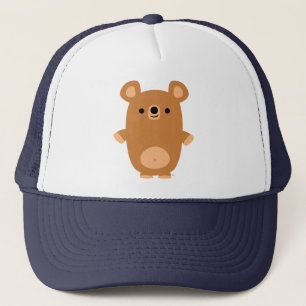 Casquette d'ours caricature très fort