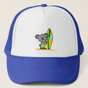 Casquette d'ours de koala de surf