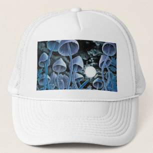 Casquette Douze Champignons Magiques En Pleine lune