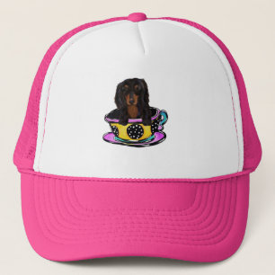 Casquette Doxie noir à longs poils
