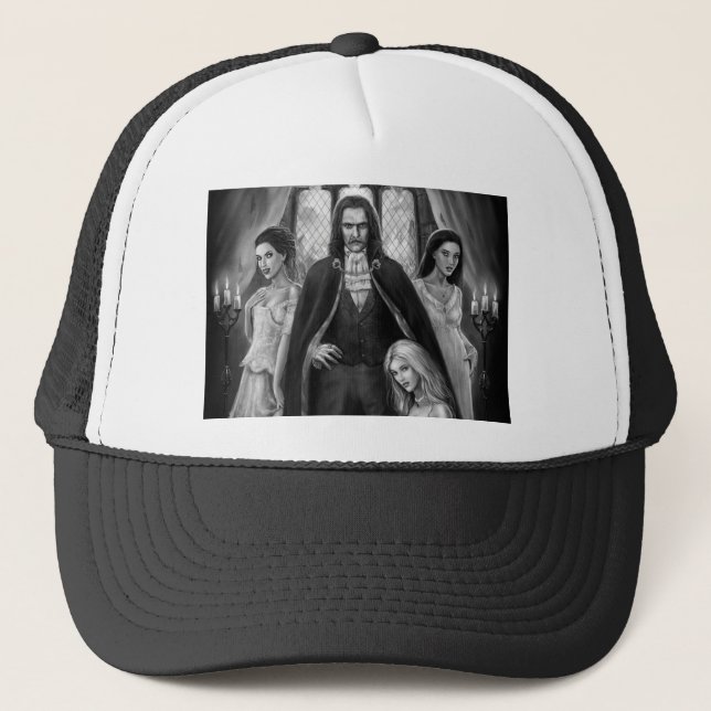 Casquette Dracula et ses dames (Devant)