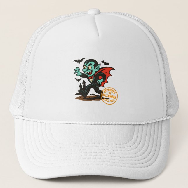 Casquette Dracula Vampire - Approuvé par Halloween (Devant)