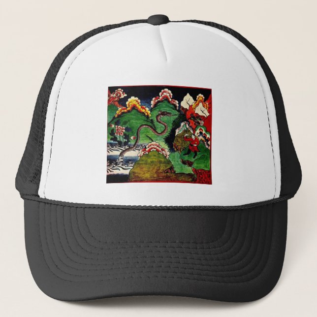 Casquette Dragon mythologique (Devant)