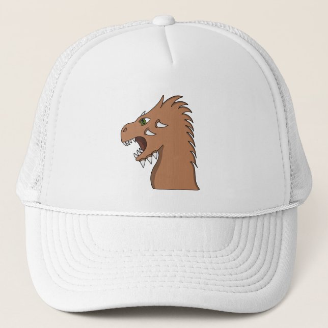Casquette Dragon preparing to breathe fire (Devant)