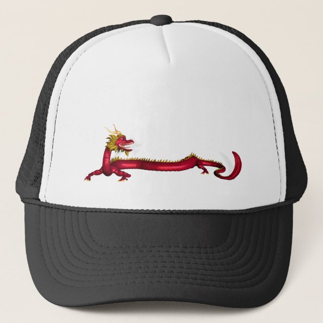 Casquette Dragon rouge (Devant)