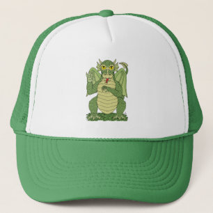 Casquette Dragon vert mignon