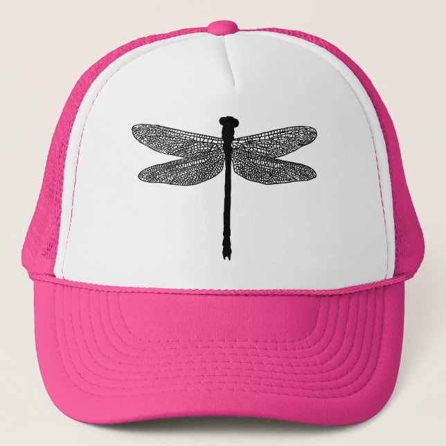 Casquette dragonfly Bug Insect Silhouette art  (Devant)