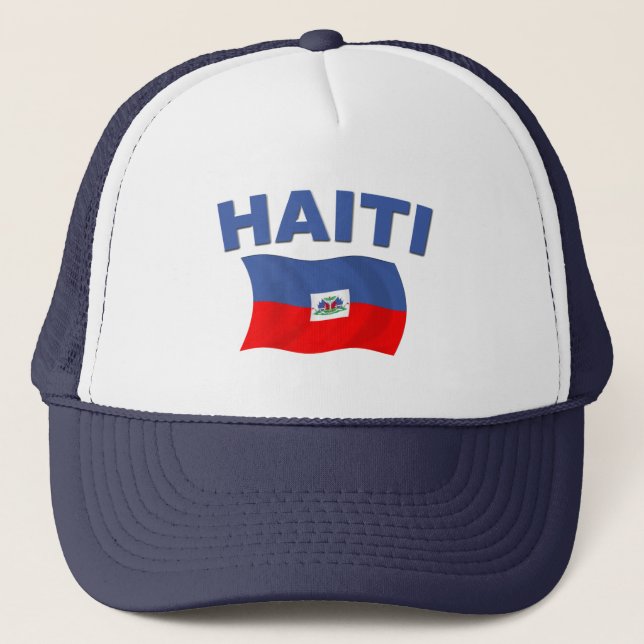 Casquette Drapeau 1 du Haïti (Devant)