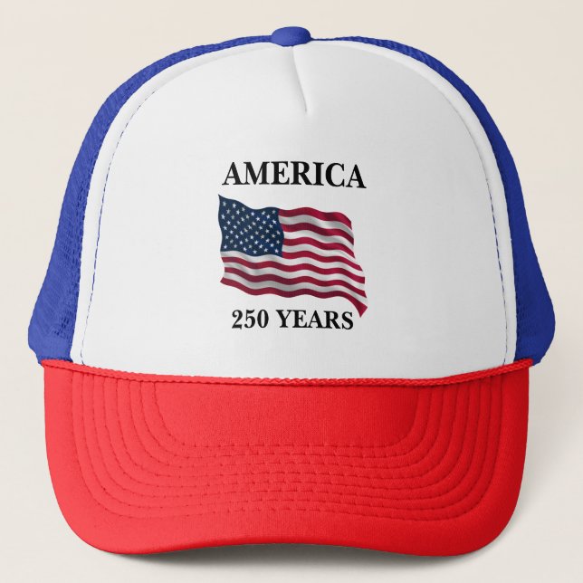 Casquette Drapeau 250 ans d'Amérique (Devant)