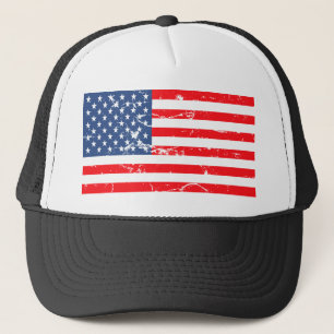 Casquette Drapeau affligé des Etats-Unis de style