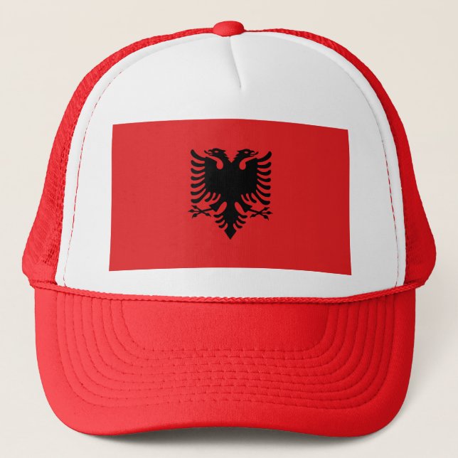 Casquette Drapeau Albanie (Devant)