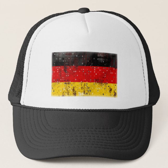 Casquette Drapeau allemand grunge (Devant)