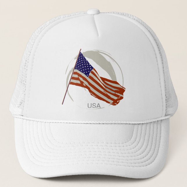 Casquette drapeau américain (Devant)
