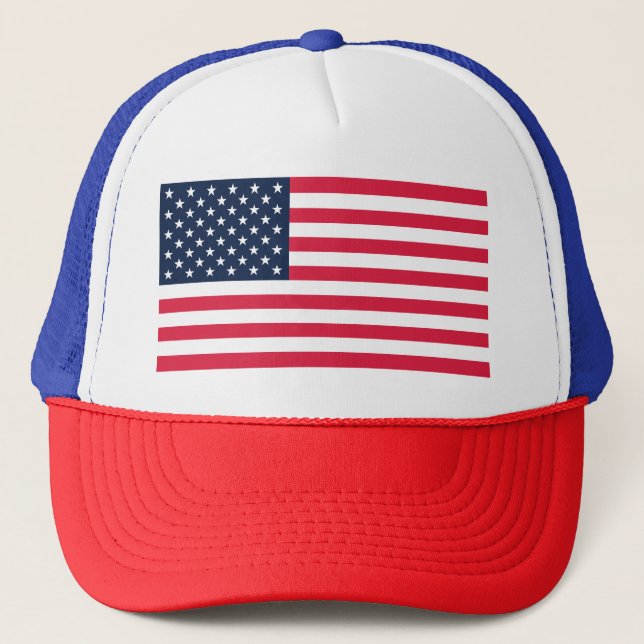 Casquette Drapeau américain 50 étoiles : vieilles étoiles de (Devant)