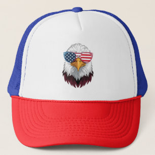 Casquette Drapeau américain Aigle patriotique 4 juillet