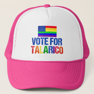 Casquette Drapeau américain arc-en-ciel Talarico Élection 20