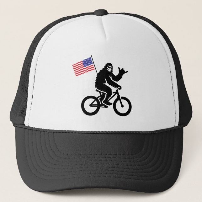 Casquette Drapeau américain Bigfoot Cycling (Devant)