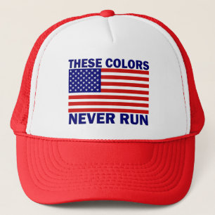 Casquette Drapeau américain Ces couleurs ne font jamais Casq