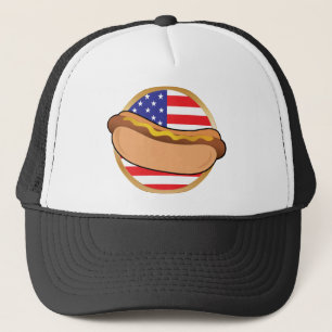 Casquette Drapeau américain de hot-dog