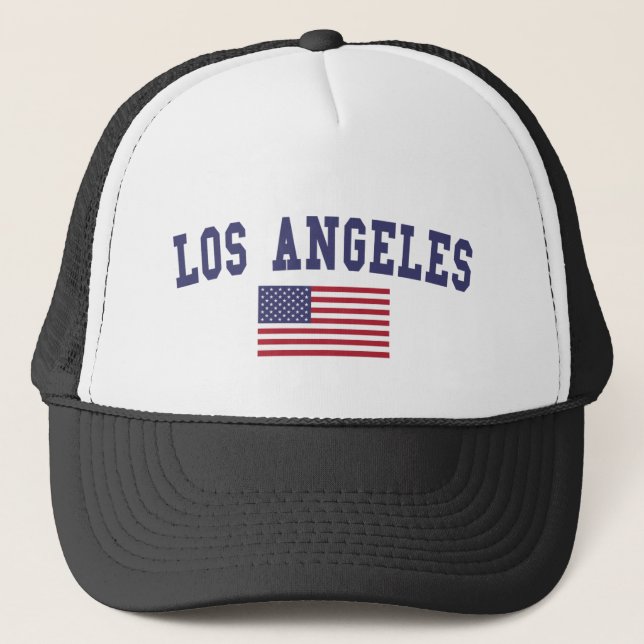 Casquette Drapeau américain de Los Angeles (Devant)