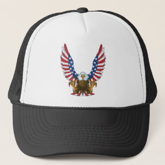 CASQUETTE DRAPEAU AMÉRICAIN EAGLE