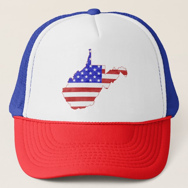 Casquette Drapeau américain en forme de drapeau patriotique  (Devant)