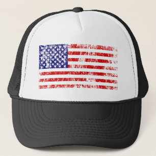 Casquette Drapeau américain Etats-Unis grunge