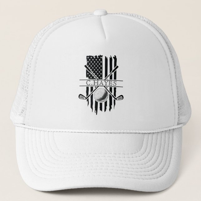 Casquette Drapeau américain Golf patriotique (Devant)