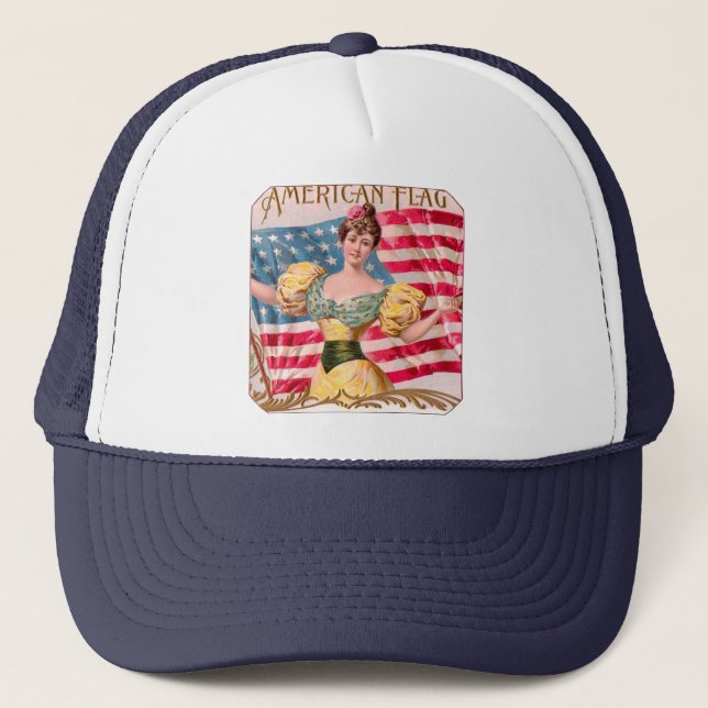 Casquette Drapeau américain Lady Liberty Independence (Devant)