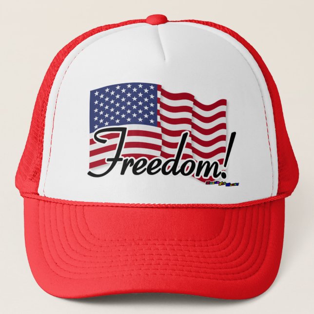 Casquette Drapeau américain - Liberté ! (Devant)