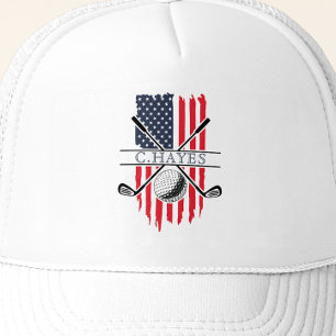 Casquette Drapeau américain Patriotique Golfer