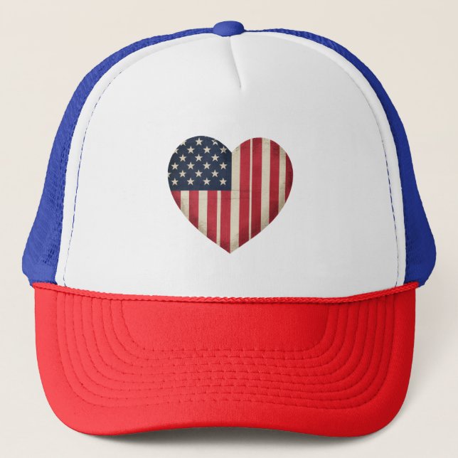 Casquette Drapeau américain Patriotique USA Star Strip 4 jui (Devant)