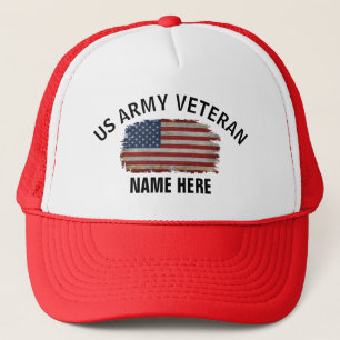 Casquette Drapeau américain personnalisé pour vétéran améric