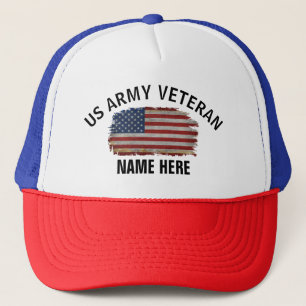 Casquette Drapeau américain personnalisé pour vétéran améric