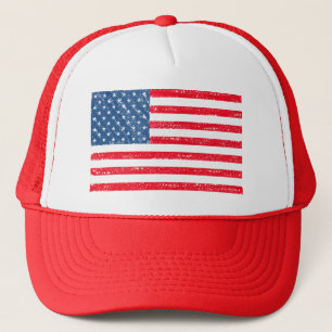 Casquette drapeau américain vintage