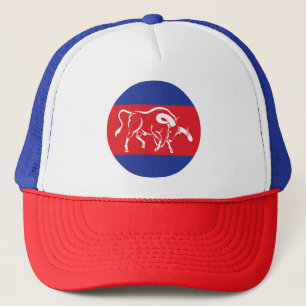 Casquette Drapeau animal national cambodgien de la Kouprey