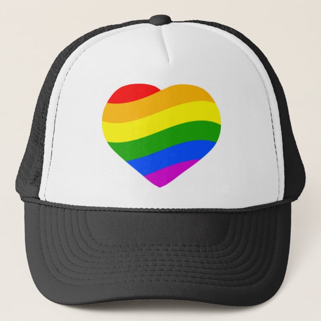 Casquette Drapeau arc-en-ciel (Devant)