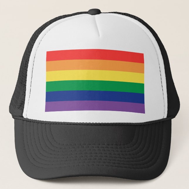 Casquette Drapeau arc-en-ciel (Devant)