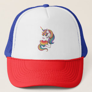 Casquette Drapeau arc-en-ciel de la Licorne Fière Gay LGBT