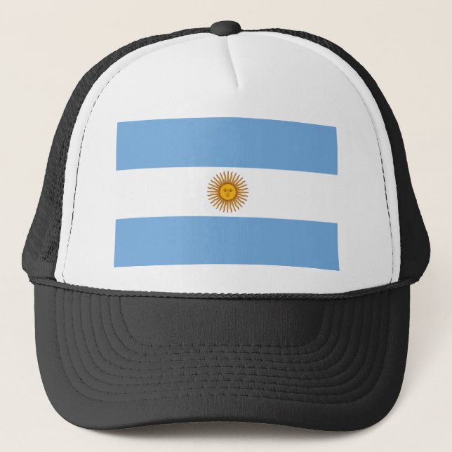 Casquette Drapeau Argentine (Devant)