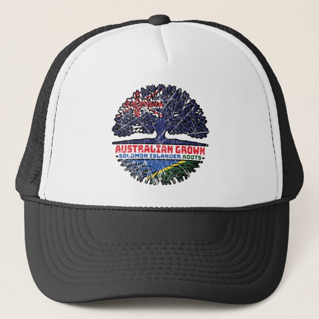Casquette Drapeau australien de l'île Salomon (Devant)