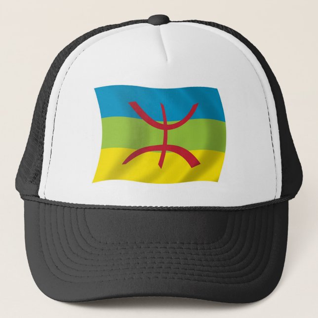 Casquette Drapeau berbère Chapeau (Devant)