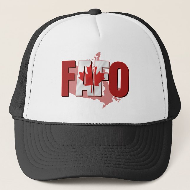 Casquette Drapeau canadien FAFO (Devant)