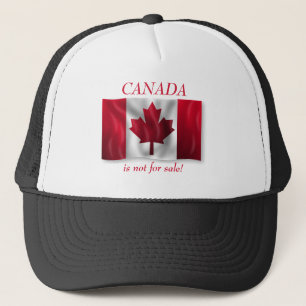 Casquette Drapeau canadien patriotique Le Canada n'est pas à