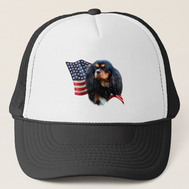 Casquette Drapeau Cavalier King Charles Spaniel (Devant)